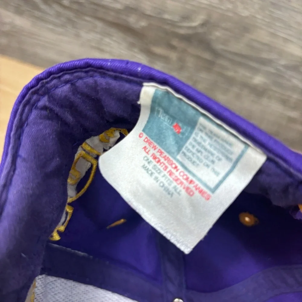 Vintage Minnesota Vikings Hat Cap Snapback Embroidered‎ Wrap Around Drew Pearson